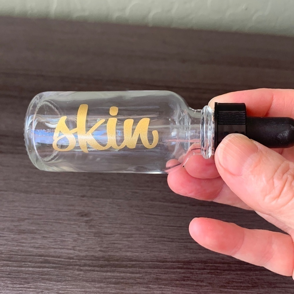 DIY Skin Serum Dropper Bottle‎ and Labels